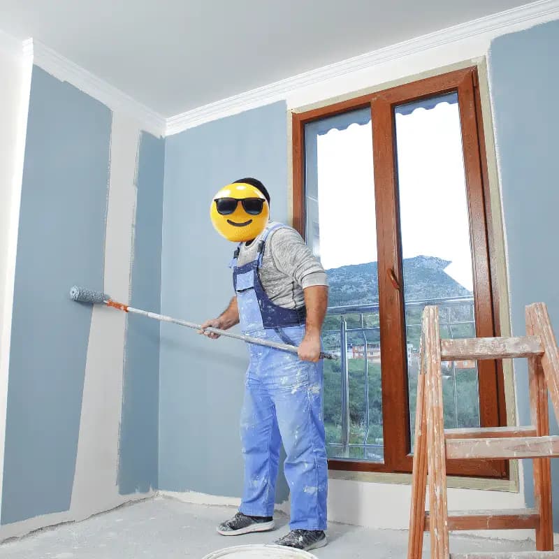 Painting workers
