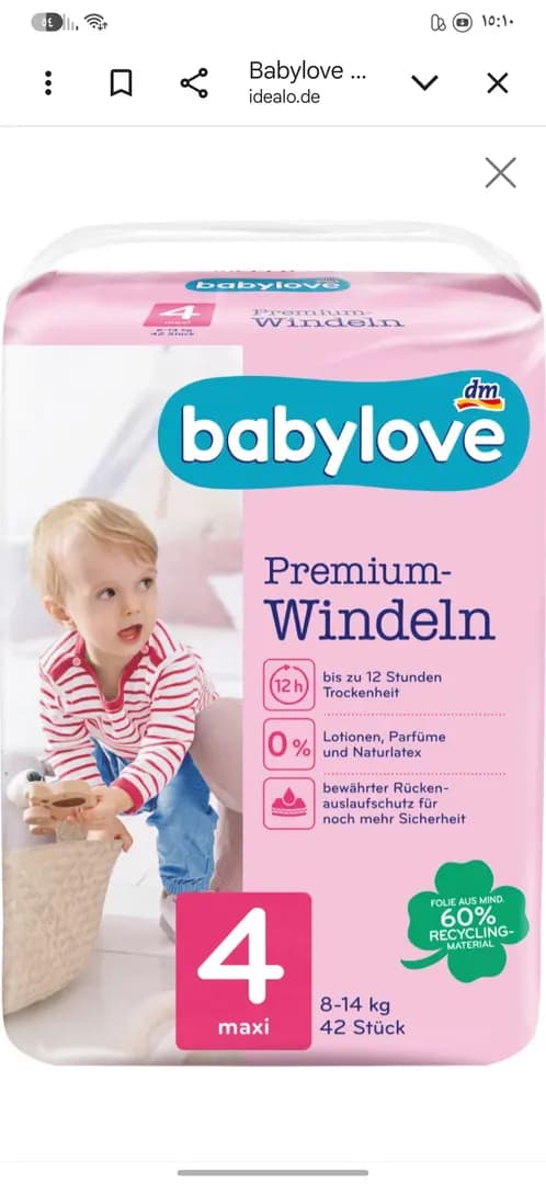 Babylove Windeln  - 2