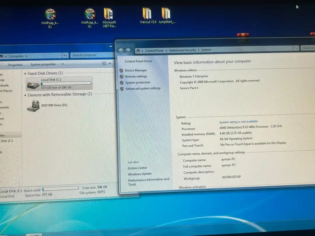 Pc HP touchsmart - 1