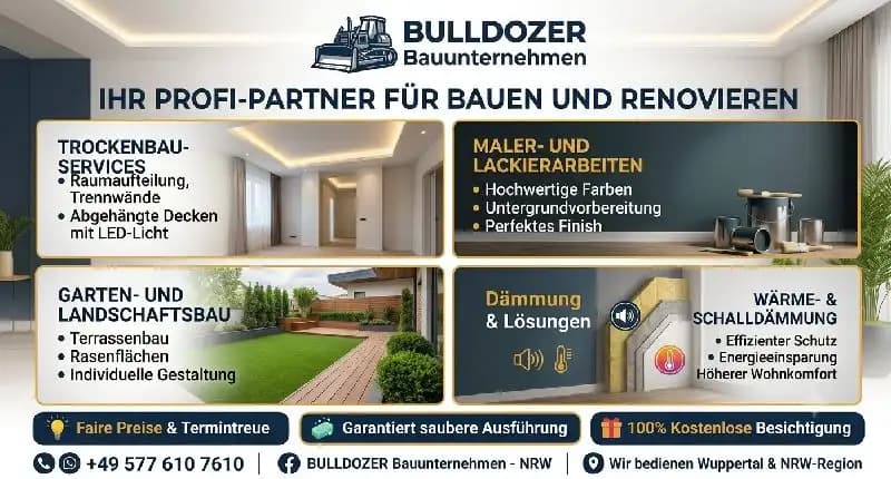 Bulldozer Bauunternehmen