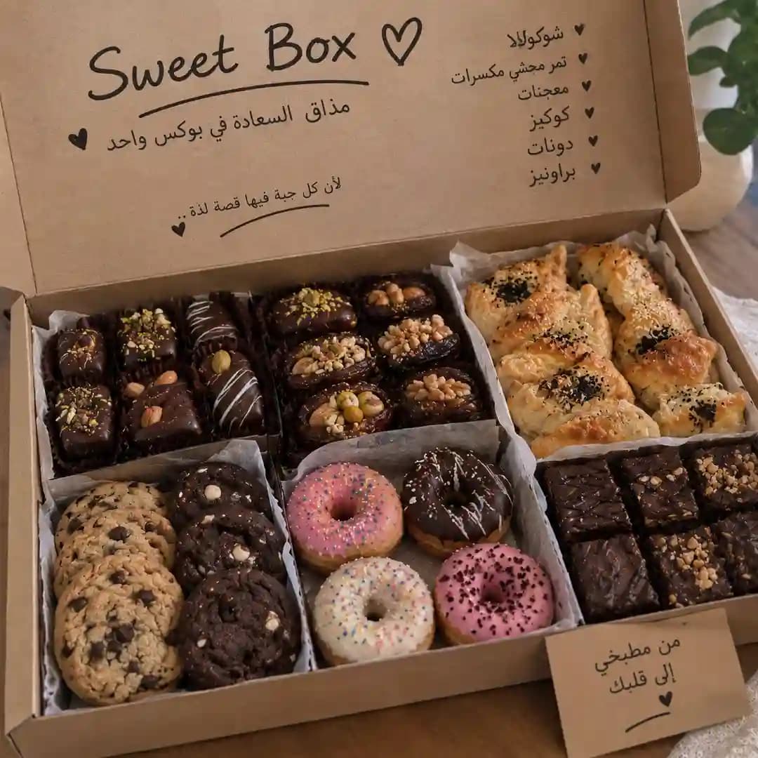 sweet box حلويات ومعجنات